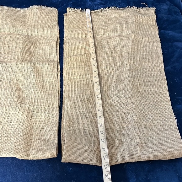 2 Pc Burlap Runners - Picture 4 of 4